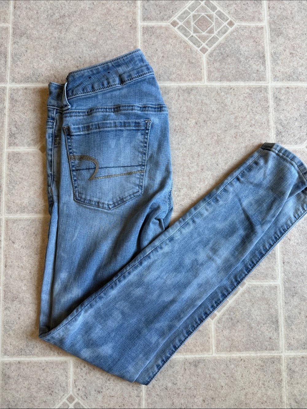 American Eagle Outfitters Light Blue Women's Skinny Jeans
